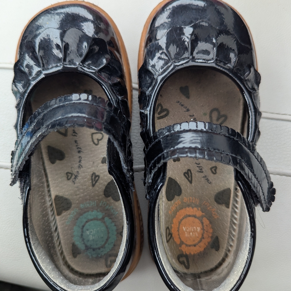 Livie & Luca Black Patent Mary Jane Shoes
